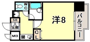 ラナップスクエア三宮プライムの物件間取画像